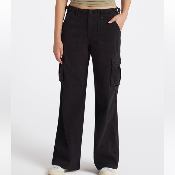 Sanctuary Pants - Sanctuary | Black Wide leg Cargo Pants